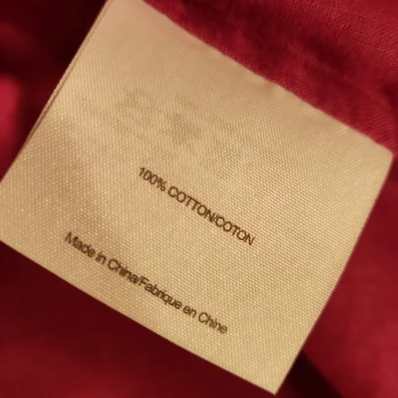 ❤️ TORY BURCH BRIGETTE FITTED BUTTON DOWN COTTON SHIRT / TOP IN MAGENTA, 6 - Picture 13 of 13